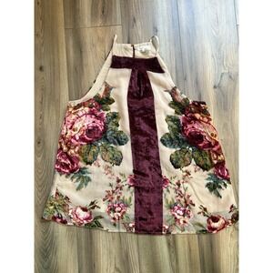 Clover + Scout Babydoll Camisole Women's Sz Medium Sleeveless Blouse Shirt